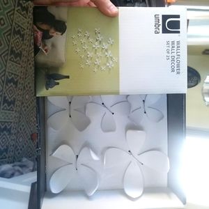 Adorable wallflower wall decor. peel and stick!